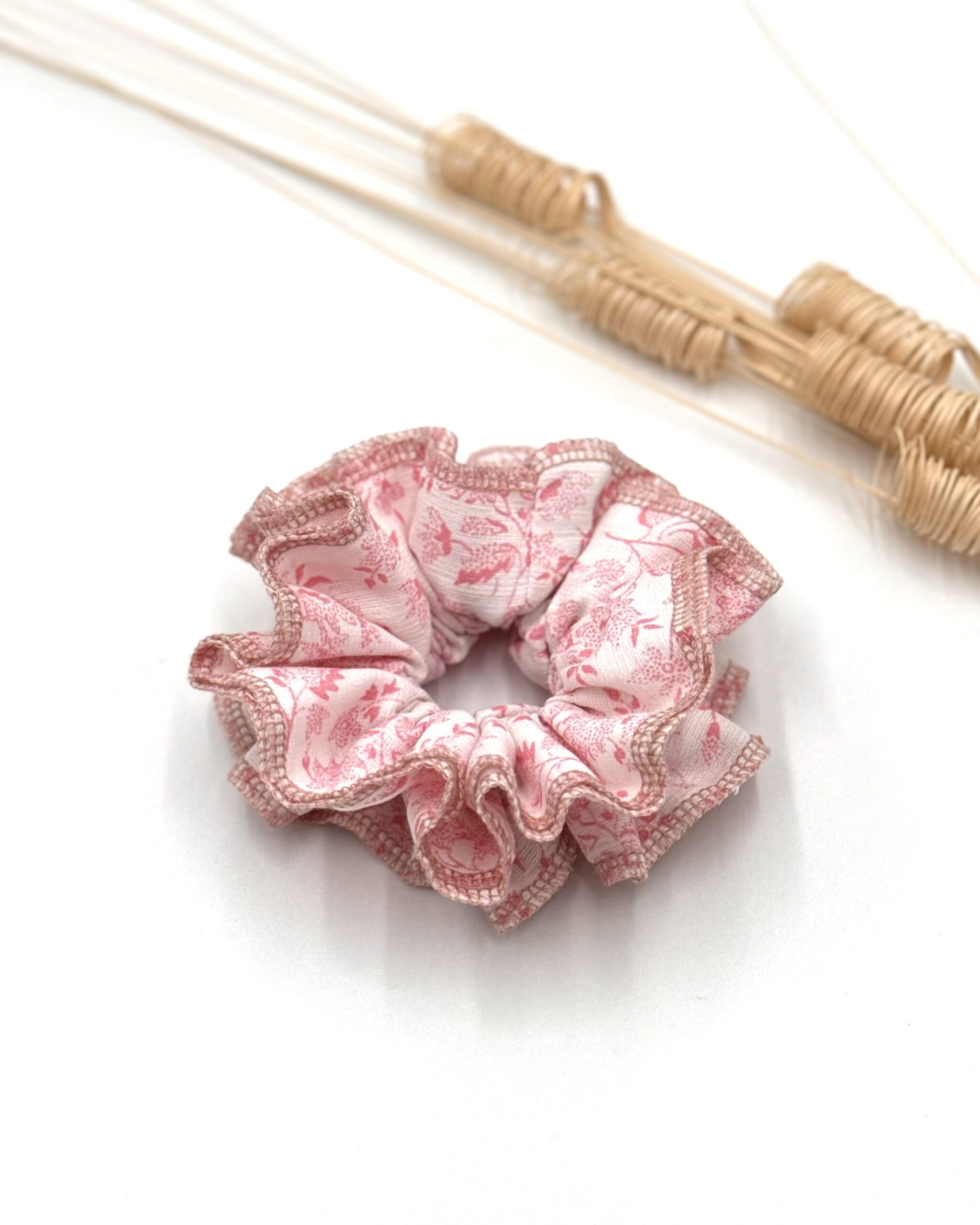 Scrunchie Falbana Róż