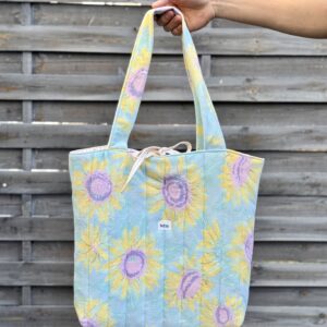 Torba pikowana Słoneczniki DUŻA